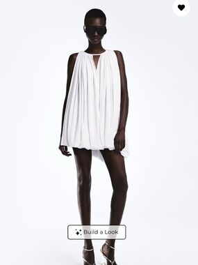 Olivienne Mini Dress in white